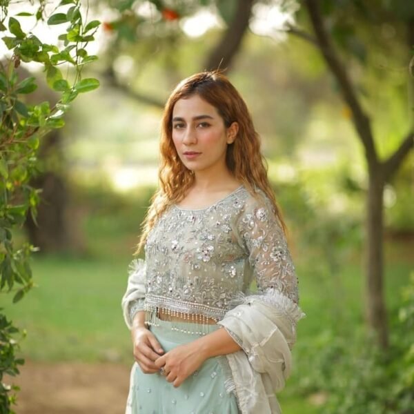 Celina - Ice Blue Lehenga | ROMA | Festive Formal Wear '21 - Image 3