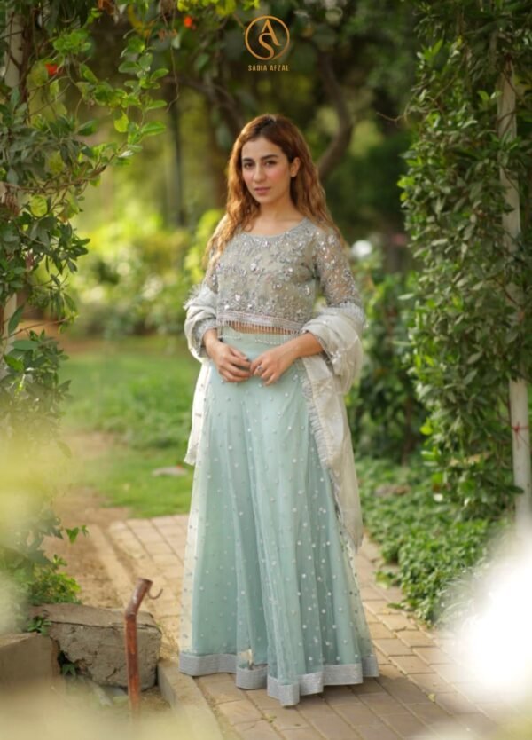 Celina - Ice Blue Lehenga | ROMA | Festive Formal Wear '21 - Image 2