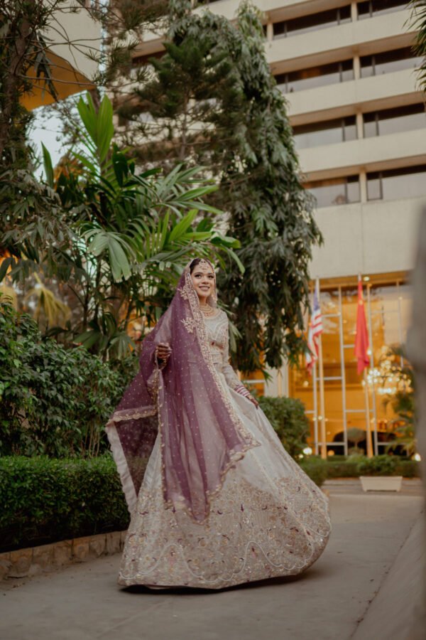 Empress Of Bloom - Bridal Lehenga - Baraat - Image 4