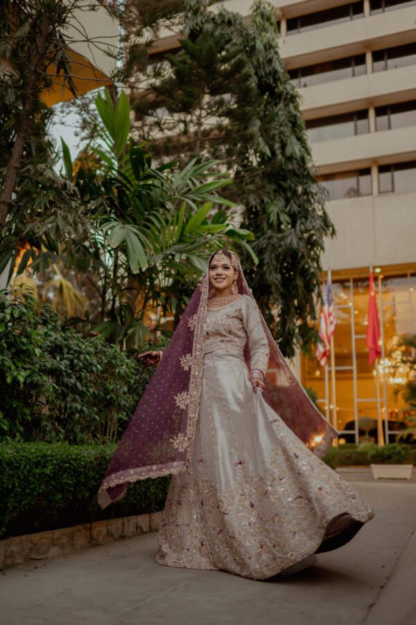 Empress Of Bloom - Bridal Lehenga - Baraat - Image 3