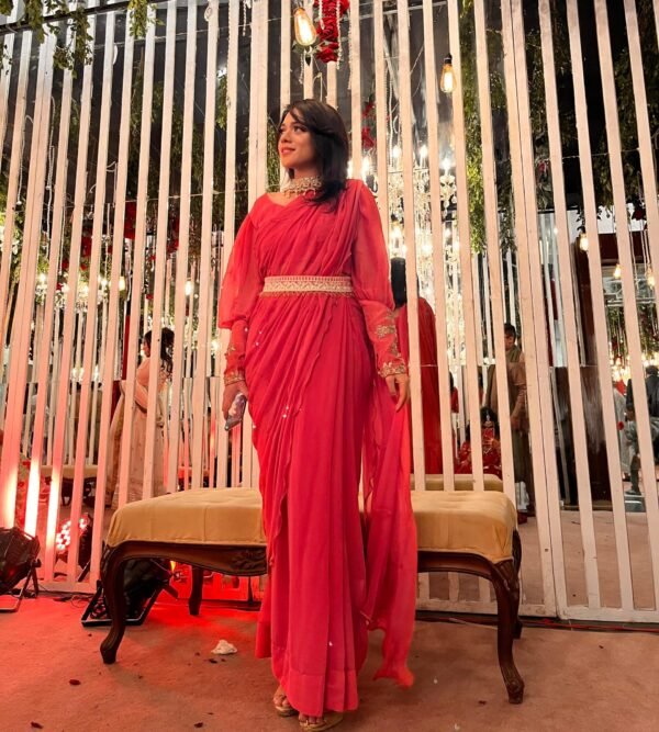Frill Saree - The Chic Edit