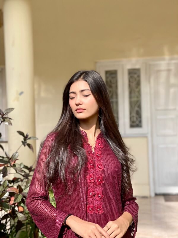 Kelaya in Maroon - Co-Ord Set - The Chic Edit - Image 3