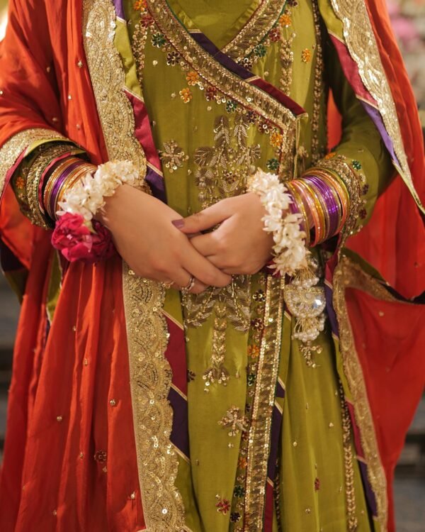 Chatapati Anarkali Dress - Mehendi | Shop By Events - Image 2