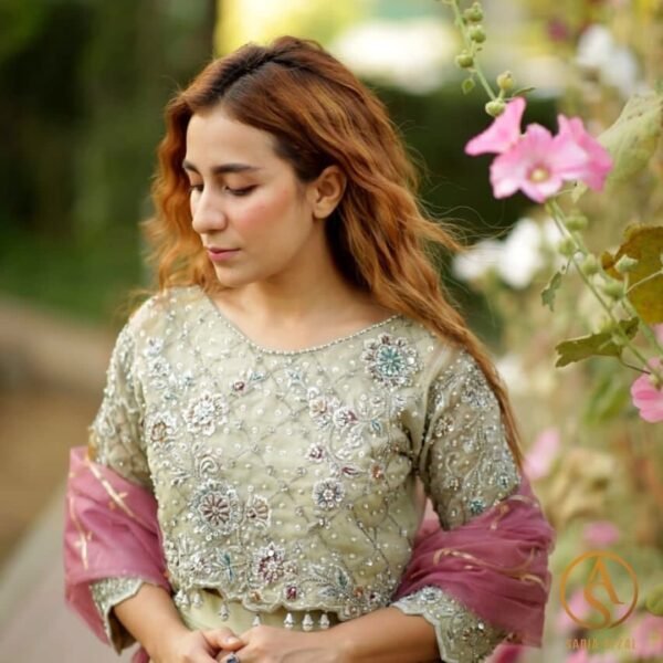 Siena - Mint Green Lehenga | ROMA | Festive Formal Wear '21 - Image 2