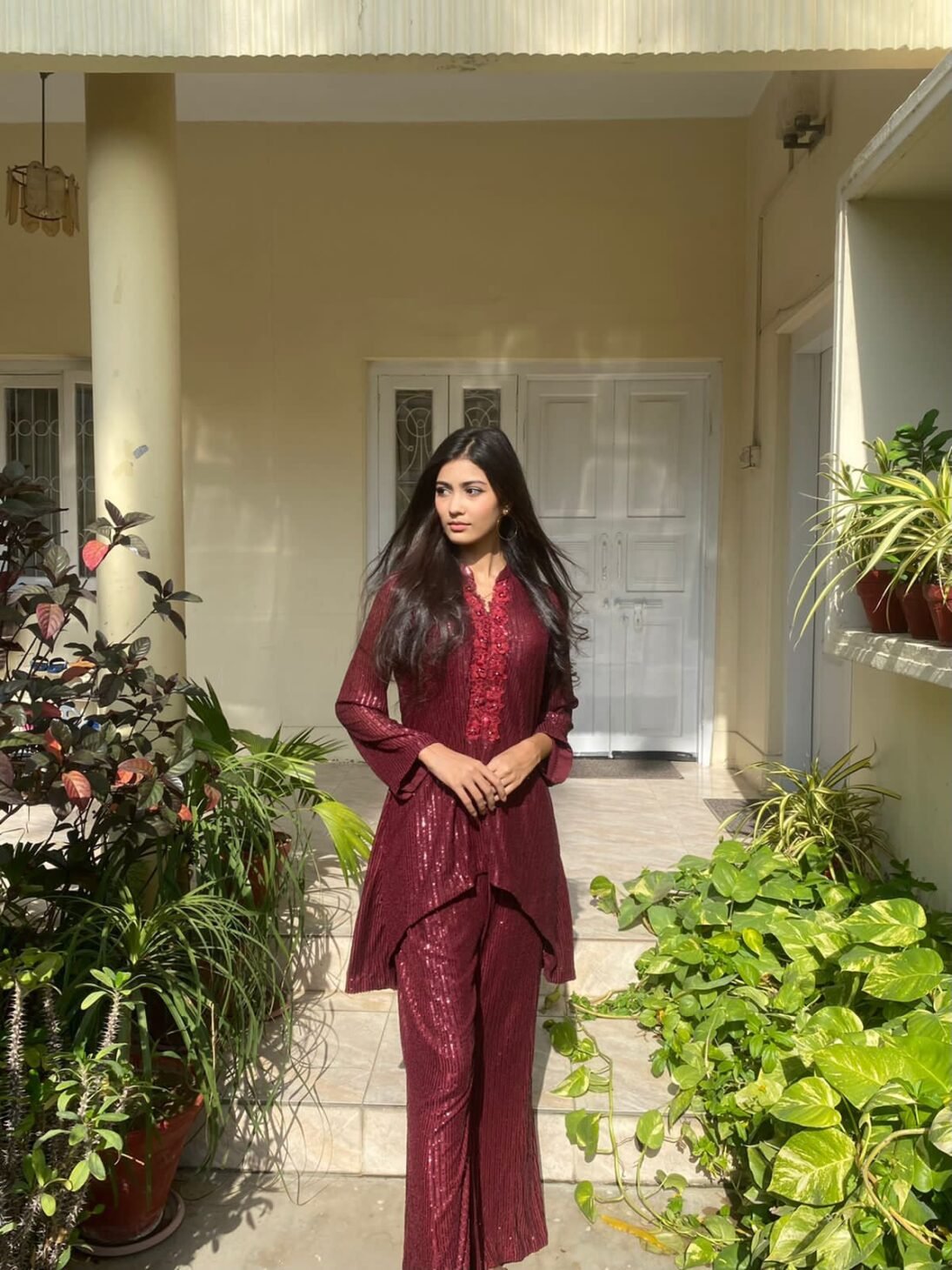 Kelaya in Maroon | Co-Ord Set