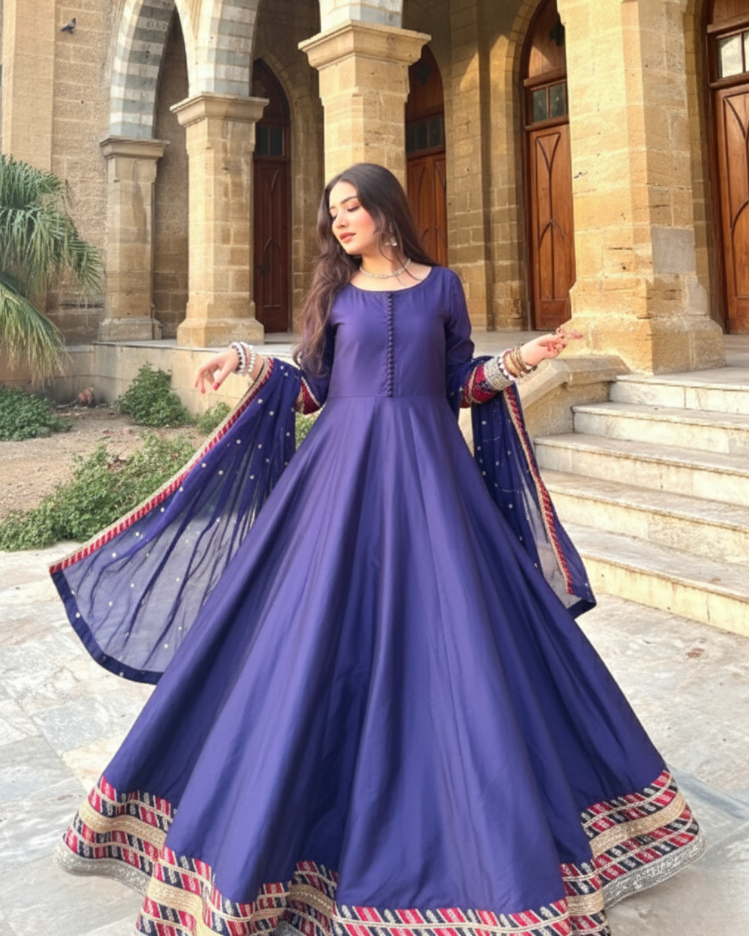 Neelpari Anarkali Dress